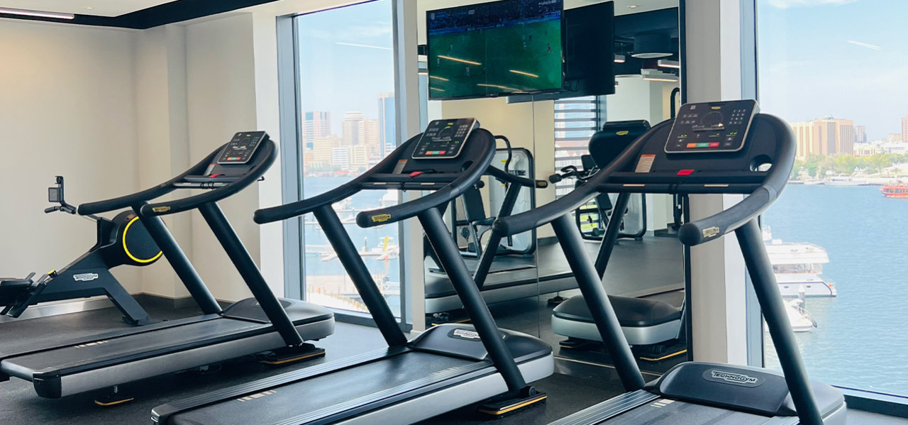 Fitnessstudio im Canopy by Hilton Dubai Al Seef