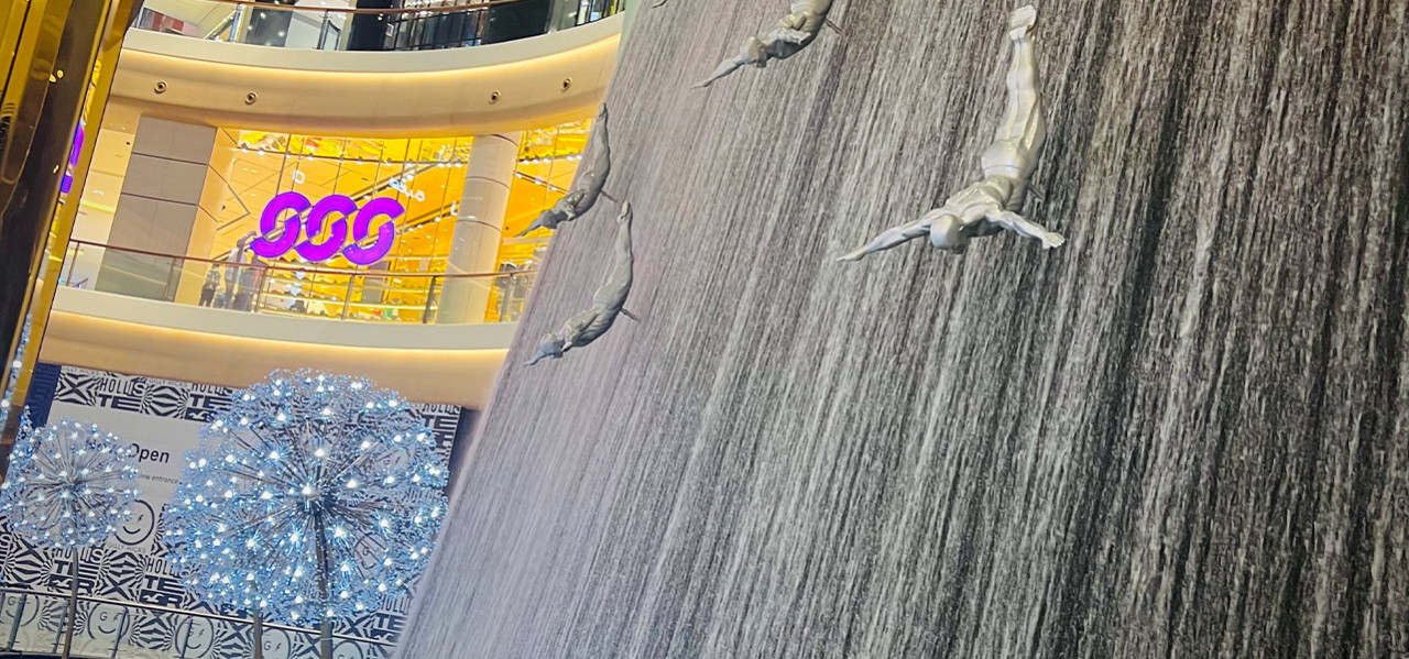 Dekoration der Dubai Mall während des Ramadan