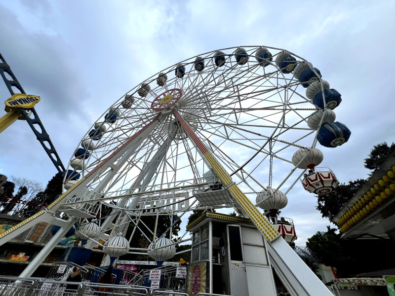 Blick auf das Riesenrad im Luna Park im K&uuml;lt&uuml;rpark Izmir